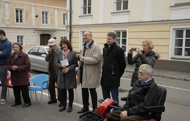 Obiskovalci in predstavniki Zavoda in Občine